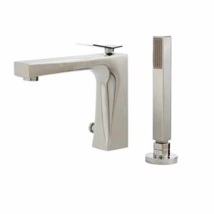 2-piece deckmount tub filler with handshower Product code: 19074