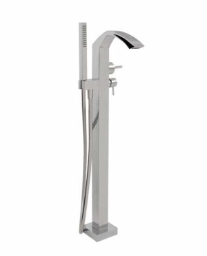 Floormount tub filler with handshower Product code: 61685