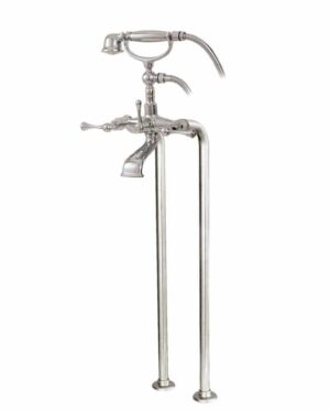 Cradle tub filler with handshower and floor risers Product code: 7386