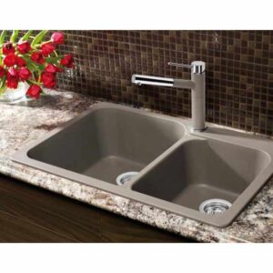 BLANCO ALTA SILGRANIT® Look dual finish