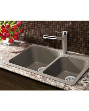 BLANCO ALTA SILGRANIT® Look dual finish