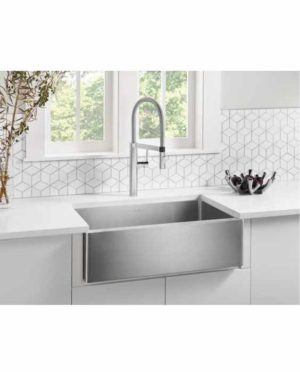 BLANCO QUATRUS R15 U SUPER SINGLE APRON Stainless Steel sink