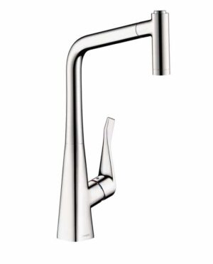 Metris 2-Spray HighArc Kitchen Faucet, Pull-Out, 1.75 GPM