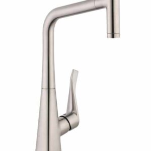 Metris - Metris 2-Spray HighArc Kitchen Faucet, Pull-Out, 1.75 GPM