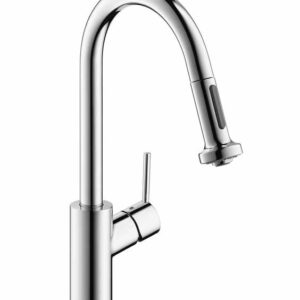 Talis S - Talis S 2-Spray HighArc Kitchen Faucet, Pull-Down, 1.75 GPM