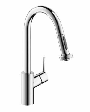Talis S - Talis S 2-Spray HighArc Kitchen Faucet, Pull-Down, 1.75 GPM