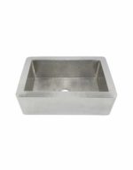 Farmhouse 33 in Brushed Nickel 33-Inch Apron-Front Kitchen Sink