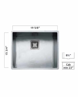 Oaks 1QR5040SQ Radius 12 Square Drain