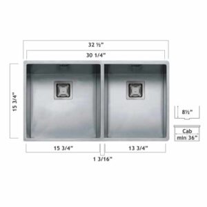 Oaks 1LOFR240SQ Radius 12 Square Drain