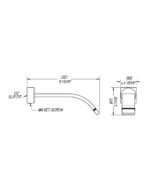 Rubinet - 2TRTW WALL MOUNT TUB SPOUT