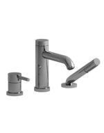 CS10 3-piece deck-mount tub filler with hand shower