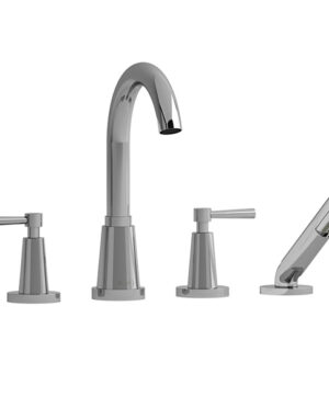 Riobel- Pallace - PA12 4-piece deck-mount tub filler with hand shower