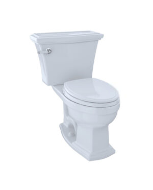Toto ECO CLAYTON- CST784EF 2PC Toilet 1.28 GPF Elongated Bowl Universal Height