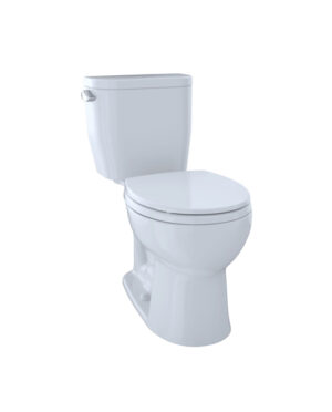Toto ENTRADA- CST243EF 2PC Toilet 1.28 GPF Round Bowl Universal Height