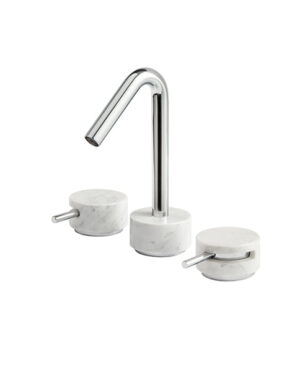 AQUABRASS MARMO MARQUINA - CL16NM/CL16BC WIDESPREAD LAVATORY