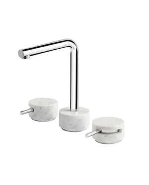 AQUABRASS MARMO MARQUINA - UR16NM/UR16BC WIDESPREAD LAVATORY