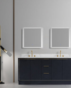 BAGNO ITALIA GENEVA 60"/72" X 22" VANITY WITH QUARTZ COUNTERTOP