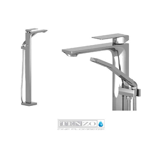 tenzo-slick-sl51-cr-floor-mount-tub-filler