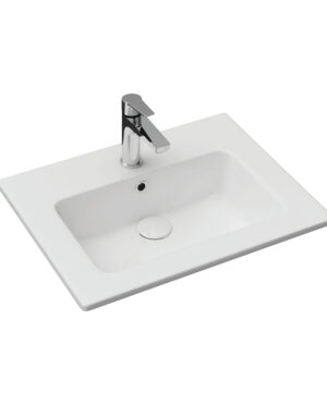 SLIM DROP-IN OR WALLMOUNT BASIN- ALD-SLIM61 WH