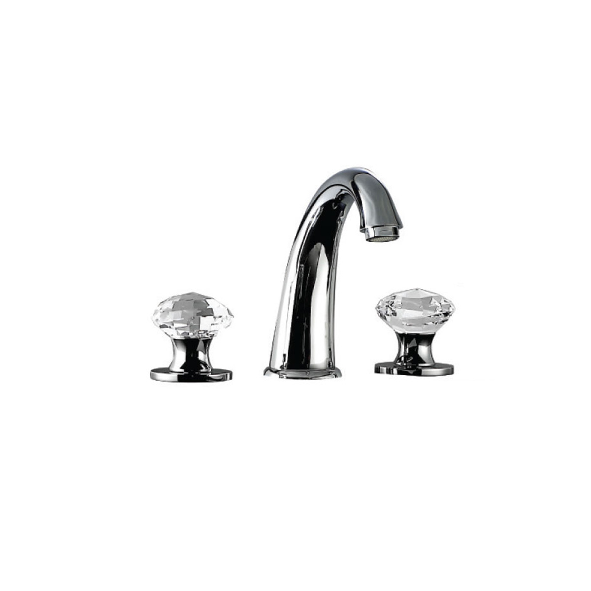 AQUADESIGN MAIER ROCK – 71.075M WIDESPREAD LAVATORY FAUCET WITH CRYSTAL