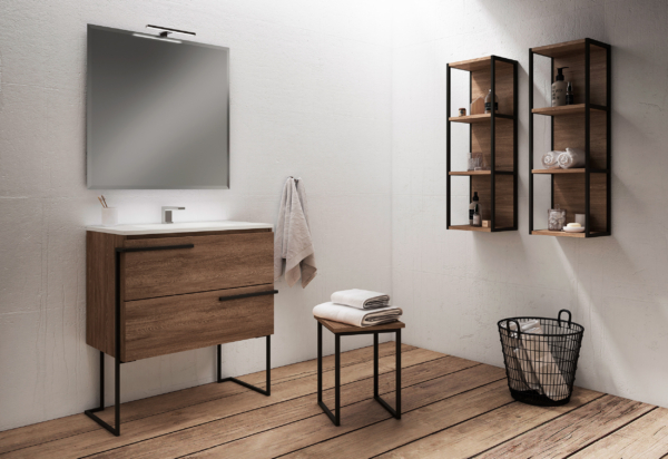 Accent Two Drawer Wall-Mounted Vanity- Sizes Available - 24'' , 31'', 36'', 48'' - Image 3