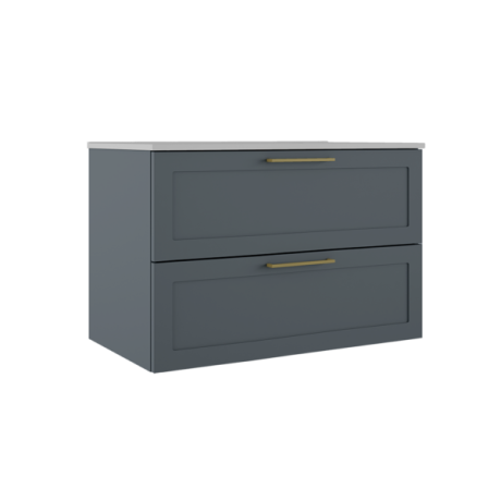 Rhythm Two Drawer Wall-Mounted Vanity