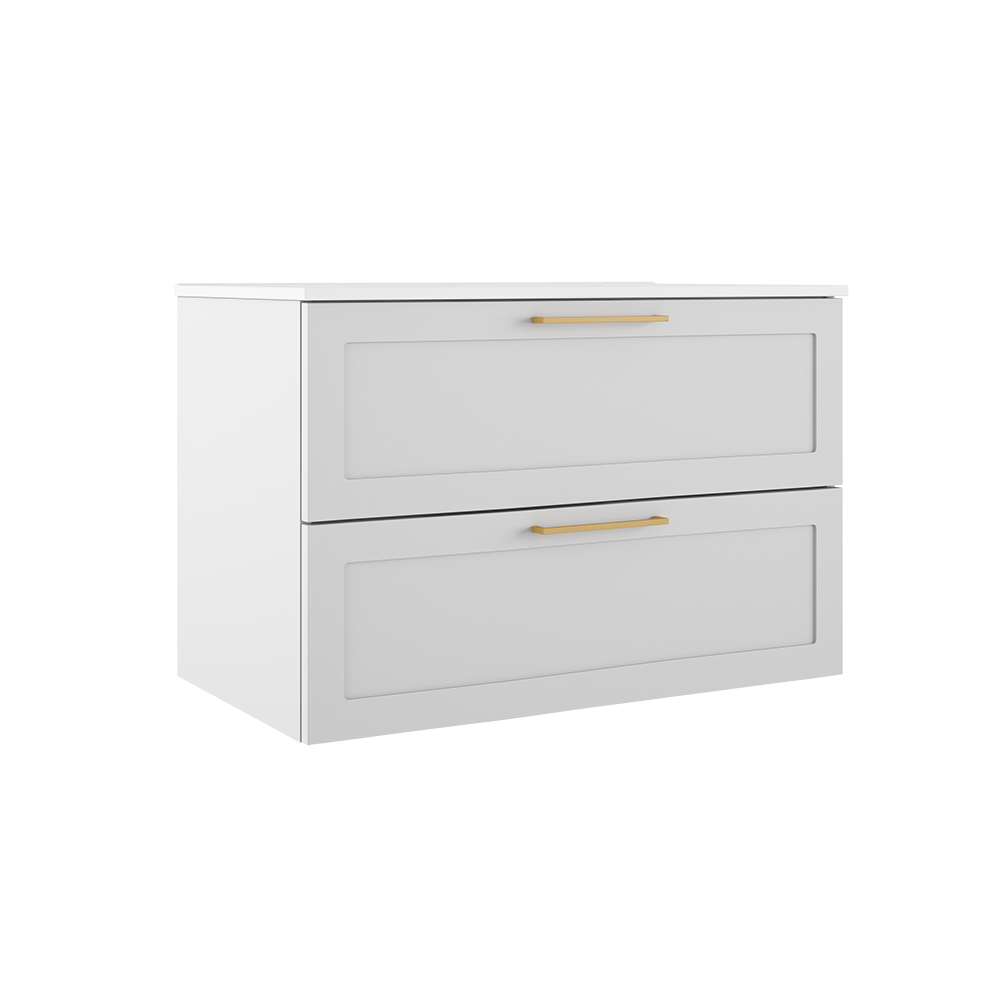 Rhythm Two Drawer Wall-Mounted Vanity - Image 3