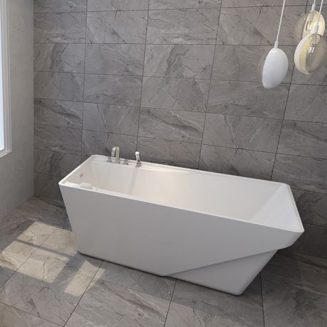 ZITTA AXER 60″ X 31″ X 23″ ACRYLIC FREESTANDING BATHTUB