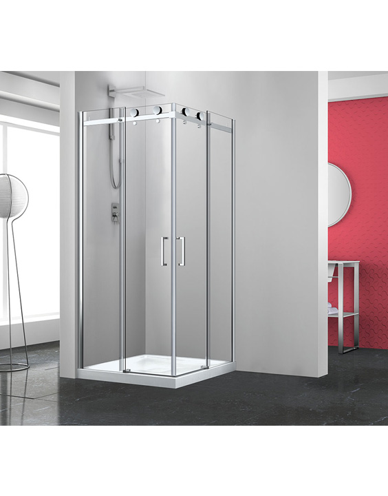 ZITTA BELLINI - ROLLING CORNER SHOWER DOOR