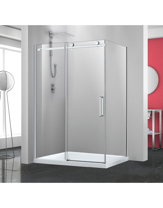 ZITTA BELLINI - ROLLING SHOWER DOOR WITH RETURN PANEL