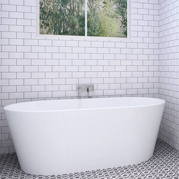 ZITTA ESPA 54’/59″/67″ X 31″ X 24″ ACRYLIC FREESTANDING BATHTUB