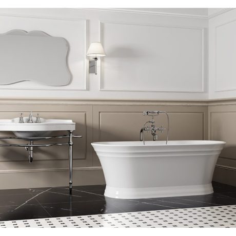 ZITTA ANTIKA 66″ X 30″ X 23″ ACRYLIC FREESTANDING BATHTUB