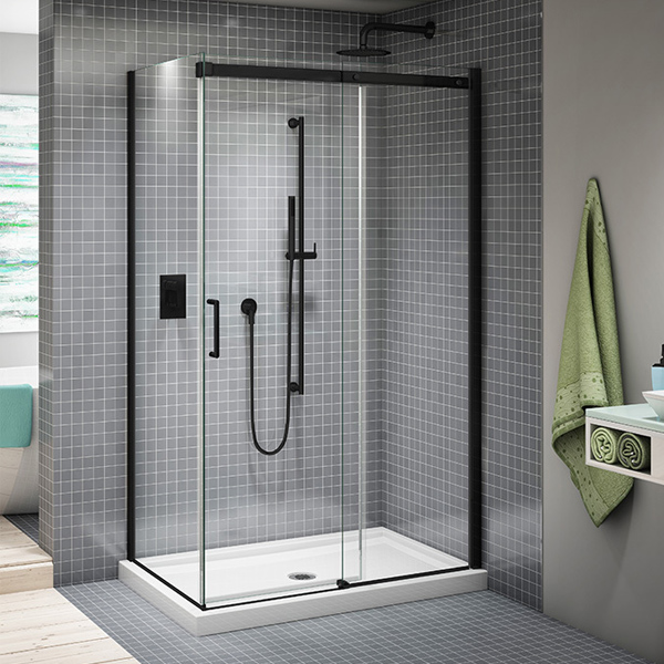 FLEURCO APOLLO - SLIDING SHOWER DOOR WITH RETURN PANEL - Image 2