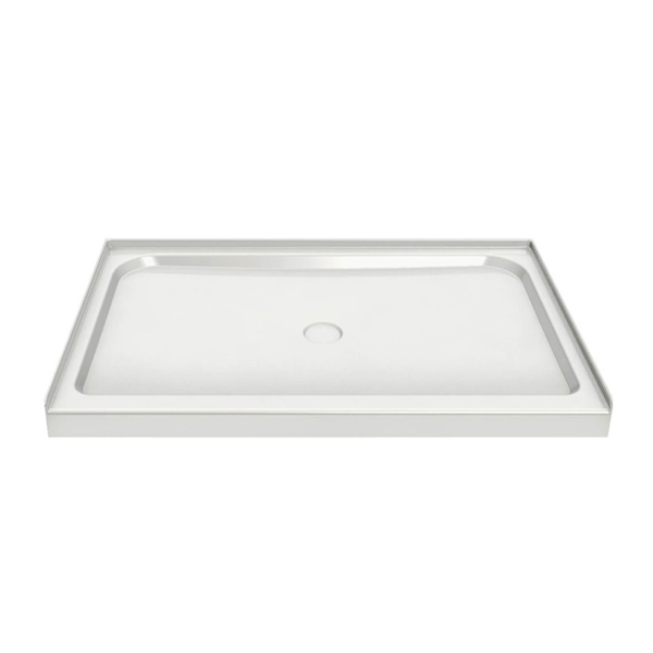 MAAX RECTANGULAR - 60" X 34" X3" SHOWER BASE WITH CENTRE DRAIN