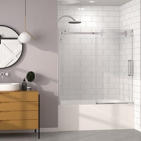 ZITTA BELLINI - IN-LINE/ALCOVE ROLLING BATHTUB DOOR