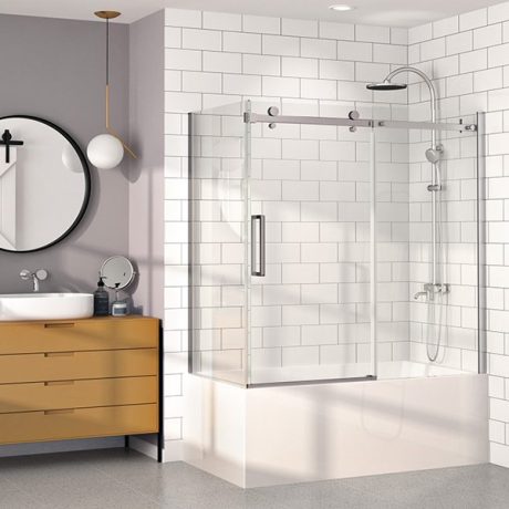 ZITTA BELLINI - BATHTUB ROLLING DOOR WITH RETURN PANEL