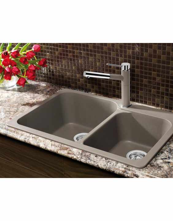 BLANCO ALTA SILGRANIT® Look dual finish Kitchen Faucet