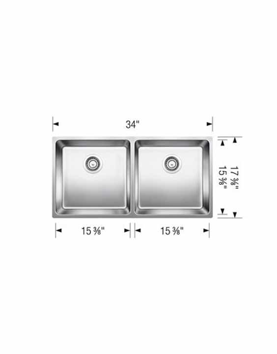 BLANCO ANDANO U 2 Stainless Steel sink - Image 2