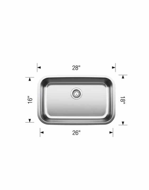 BLANCO STELLAR U SUPER SINGLE Stainless Steel sink - Image 2