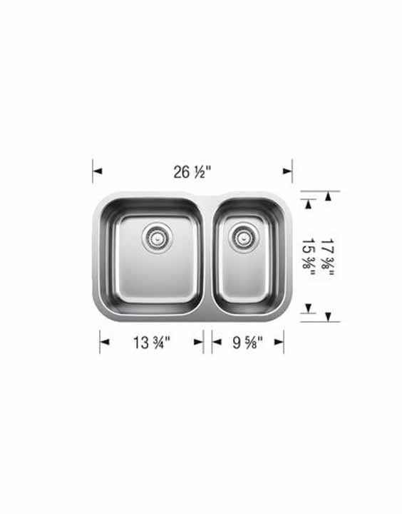 BLANCO ESSENTIAL U 1 1/2 Stainless Steel sink - Image 2