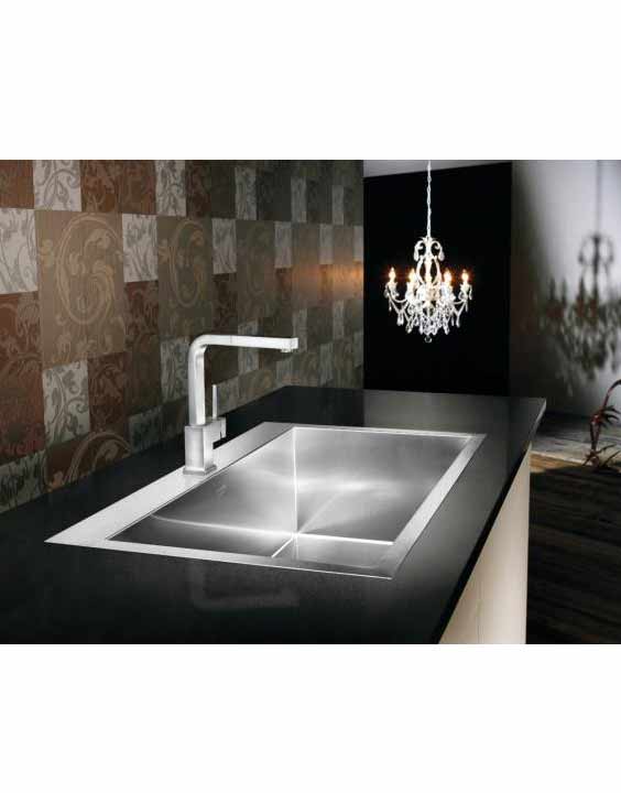 BLANCO PRECISION MicroEdge SUPER SINGLE LE Stainless Steel sink