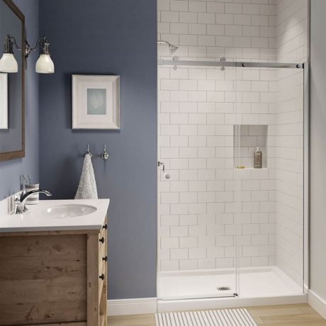 MAAX LUMINESCENCE - 48" & 60" ALCOVE/IN-LINE SLIDING SHOWER DOOR