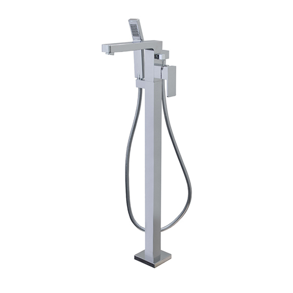 AQUABRASS MADISON - 86N85 FLOOR MOUNT TUBFILLER WITH HAND SHOWER