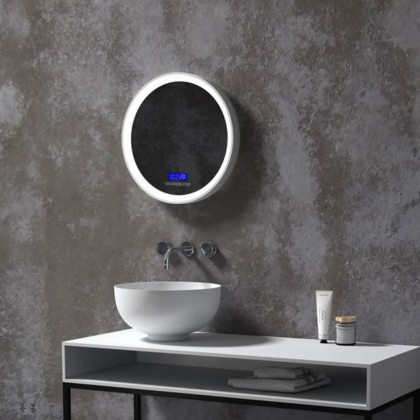SLIK ROUND SMART MIRROR 20" X 20" X 2"