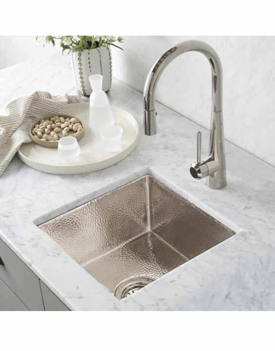 Native Trails - Cantina Hammered Copper Bar & Kitchen Prep Sink