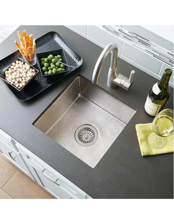 Native Trails - Cantina Hammered Copper Bar & Kitchen Prep Sink - Image 3