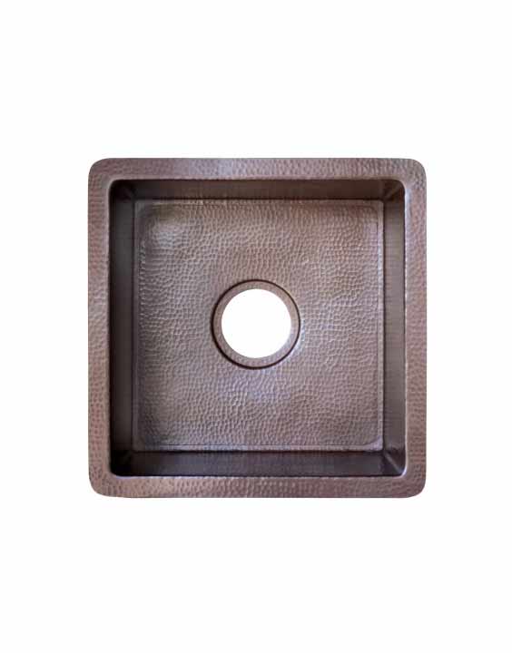 Native Trails - Cantina Hammered Copper Bar & Kitchen Prep Sink - Image 4