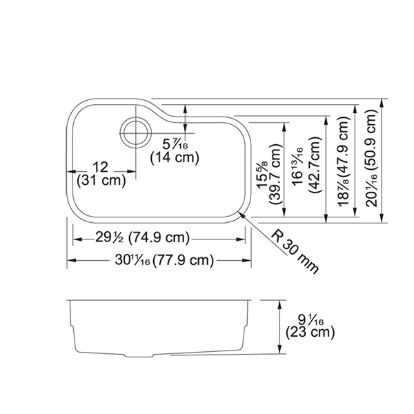 FRANKE ORCA - OR2X110-CA UNDERMOUNT STAINLESS STEEL SINK - Image 2