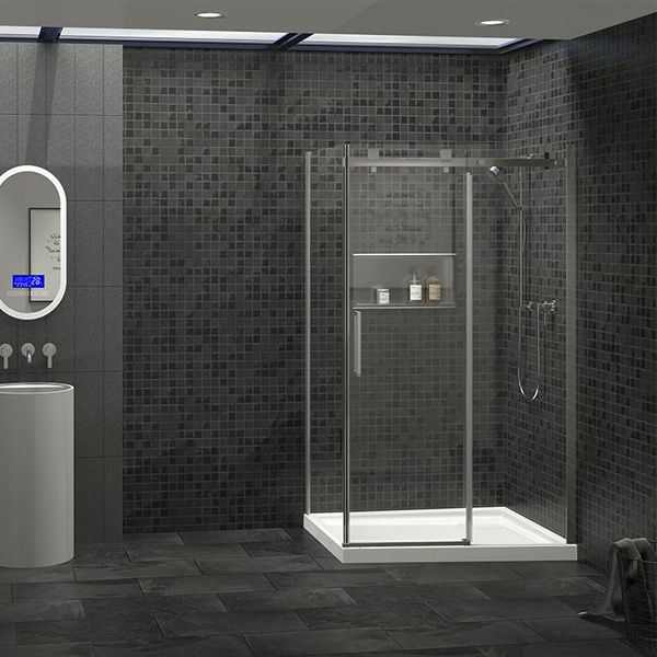 ZITTA PIAZZA - ROLLING SHOWER DOOR WITH RETURN PANEL