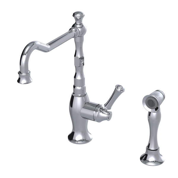 RUBINET RAVEN - 8MRVSL KITCHEN FAUCET WITH SIDE HAND SPRAY